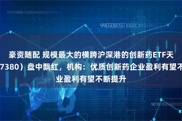 豪资随配 规模最大的横跨沪深港的创新药ETF天弘（517380）盘中飘红，机构：优质创新药企业盈利有望不断提升